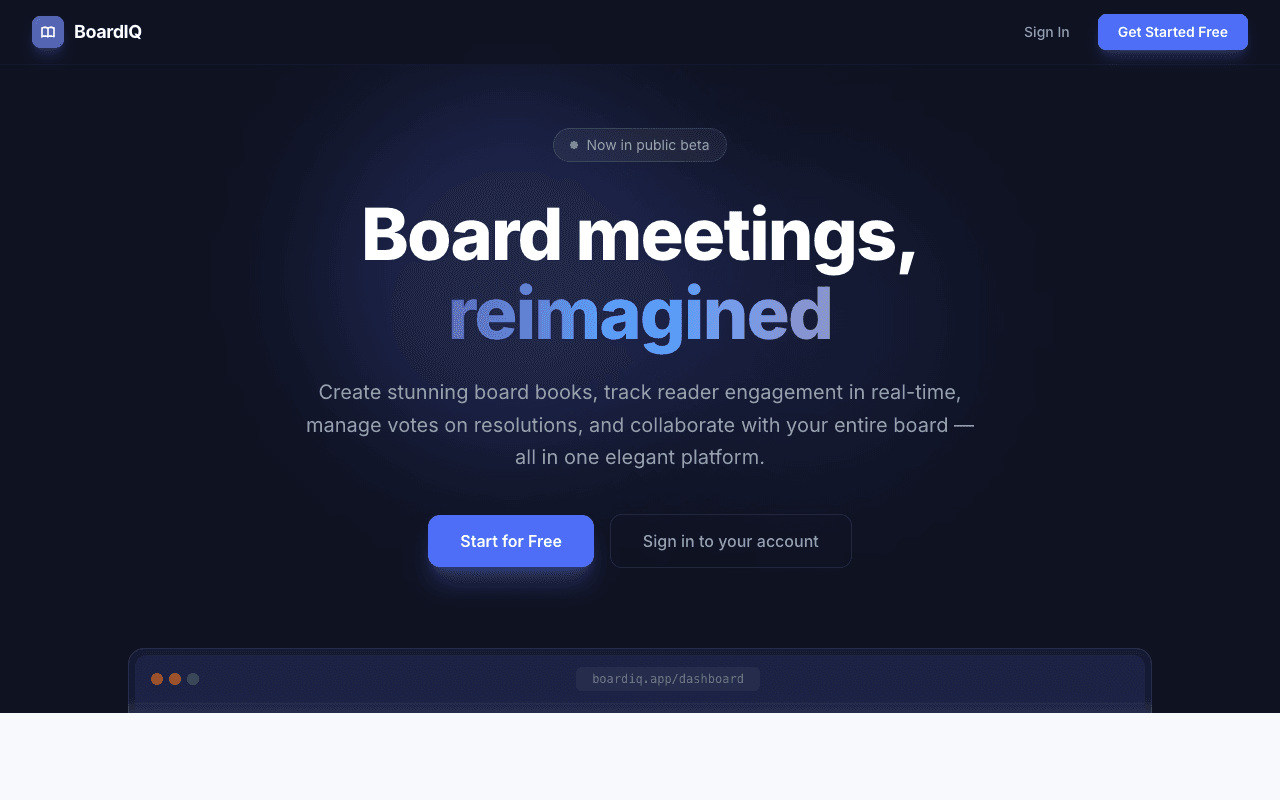 BoardIQ screenshot
