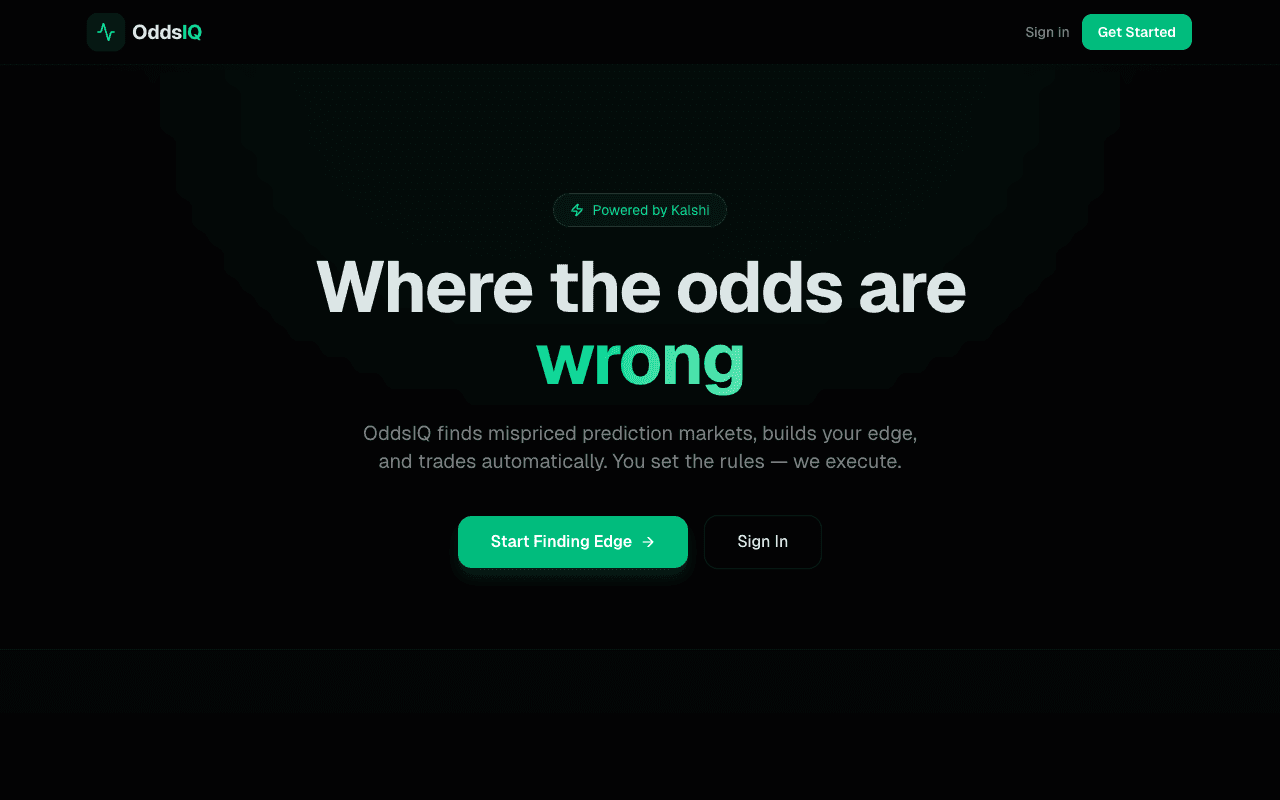 OddsIQ screenshot