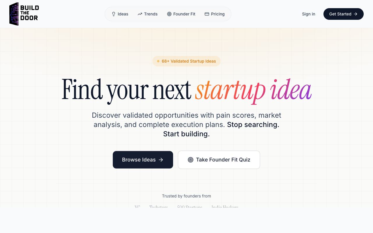 Build The Door screenshot
